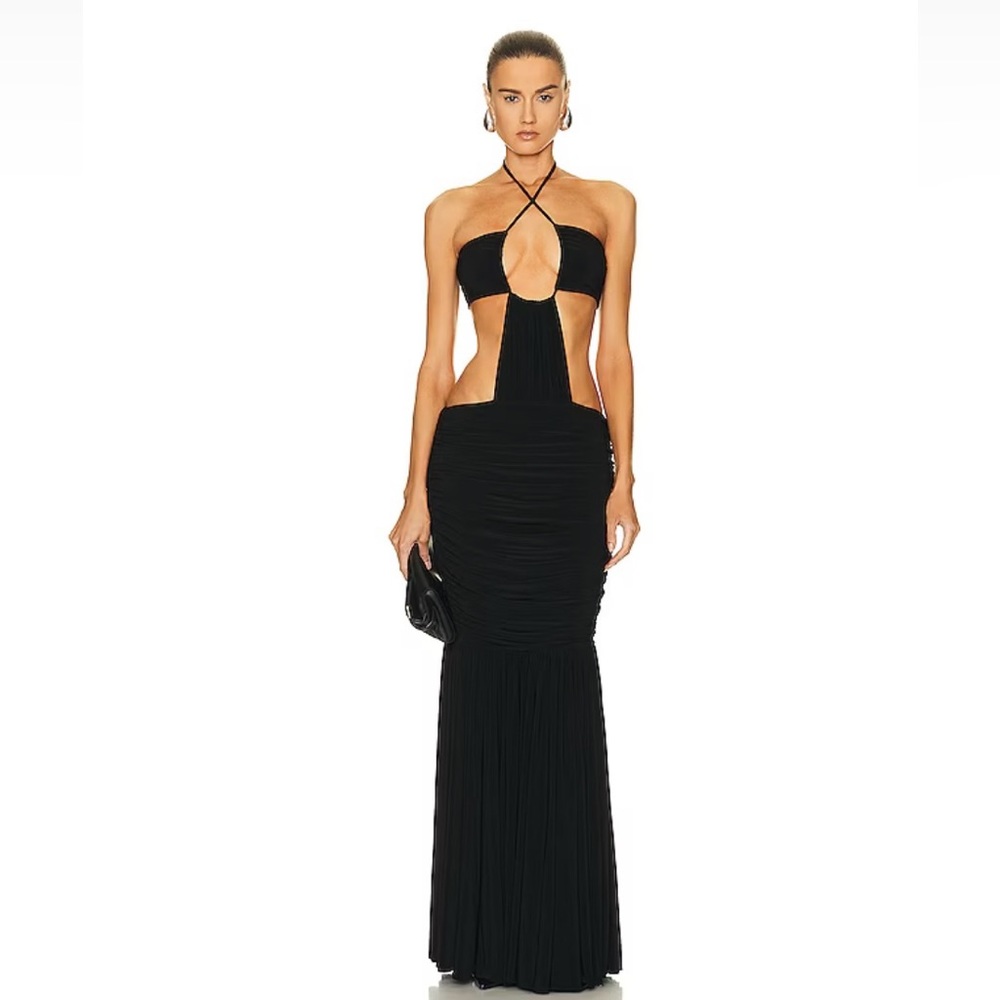 NORMA KAMALI
Jason Bra Fishtail Gown